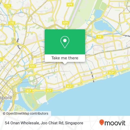 54 Onan Wholesale, Joo Chiat Rd地图