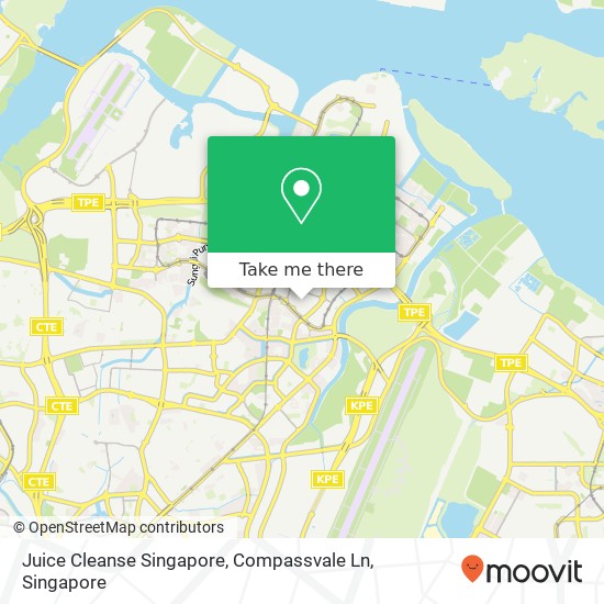 Juice Cleanse Singapore, Compassvale Ln地图