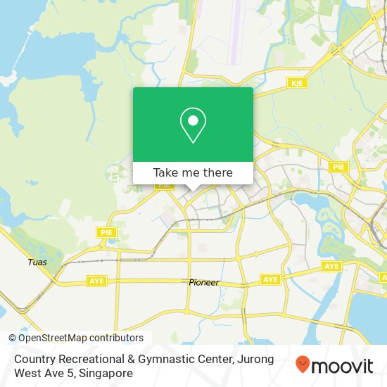 Country Recreational & Gymnastic Center, Jurong West Ave 5地图