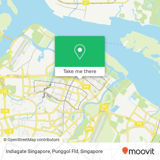 Indiagate Singapore, Punggol Fld map