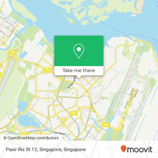 Pasir Ris St 12, Singapore map