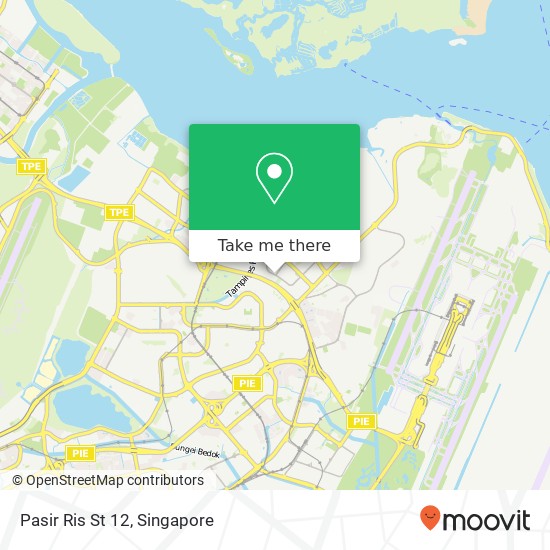 Pasir Ris St 12, Singapore map