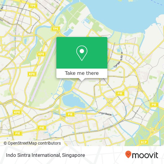 Indo Sintra International, Tampines St 84 map