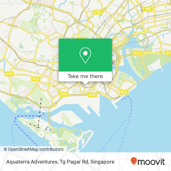 Aquaterra Adventures, Tg Pagar Rd地图