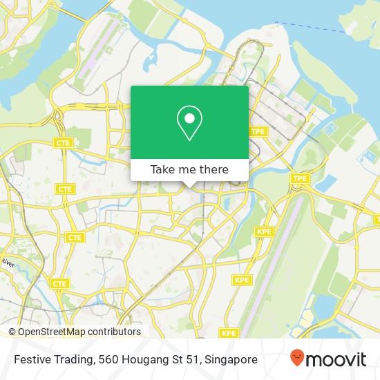 Festive Trading, 560 Hougang St 51 map