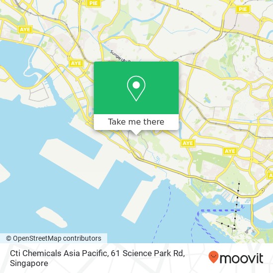Cti Chemicals Asia Pacific, 61 Science Park Rd地图