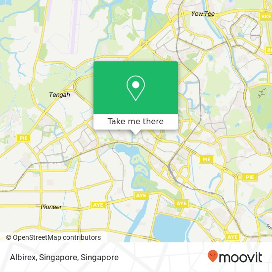Albirex, Singapore map