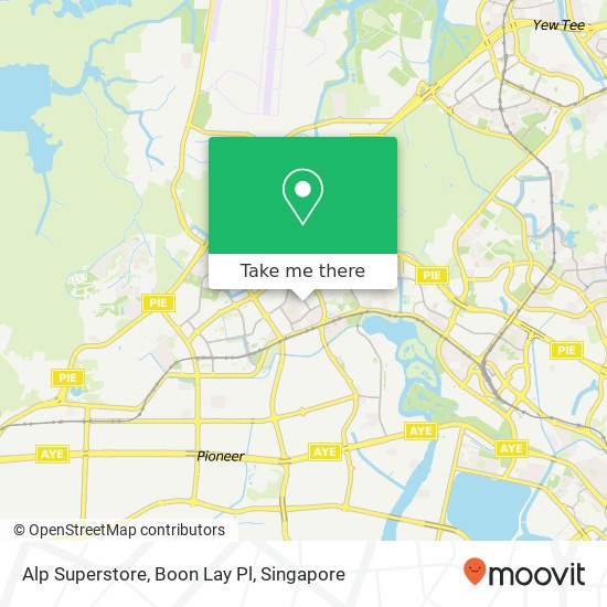 Alp Superstore, Boon Lay Pl map