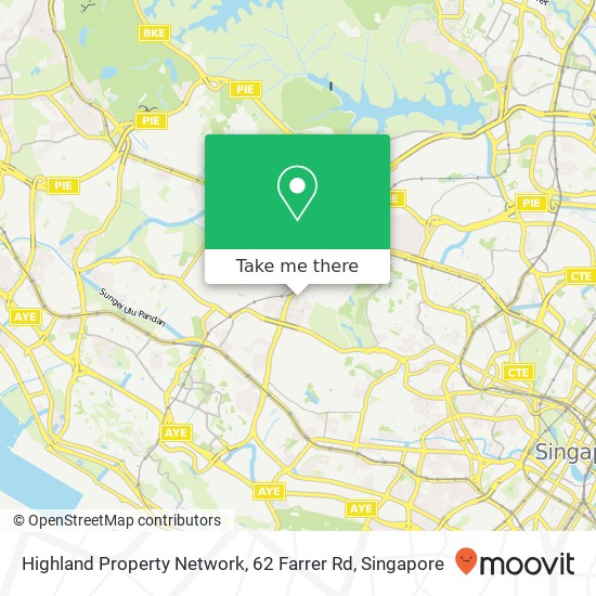 Highland Property Network, 62 Farrer Rd map
