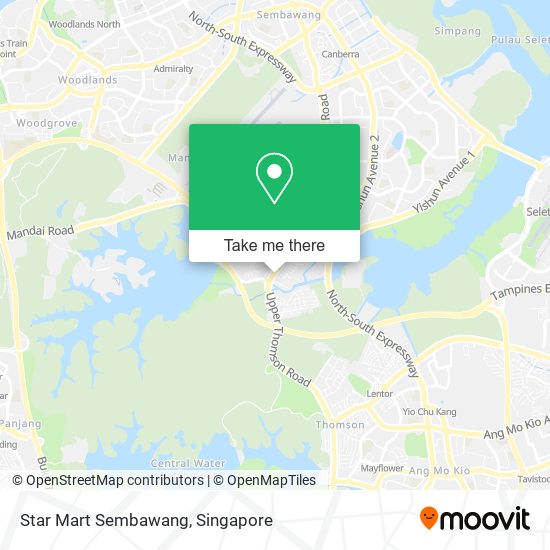 Star Mart Sembawang map