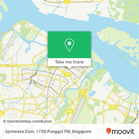 3princess.Com, 175D Punggol Fld map