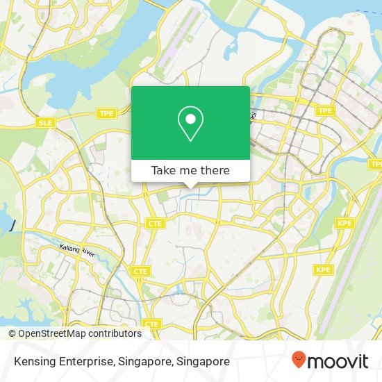 Kensing Enterprise, Singapore map