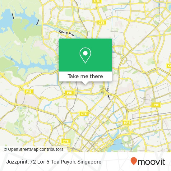 Juzzprint, 72 Lor 5 Toa Payoh map