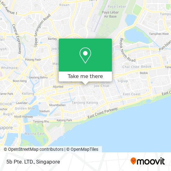 5b Pte. LTD. map
