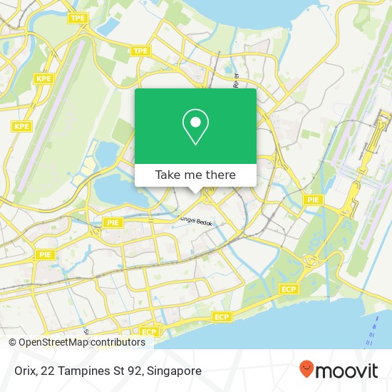 Orix, 22 Tampines St 92 map