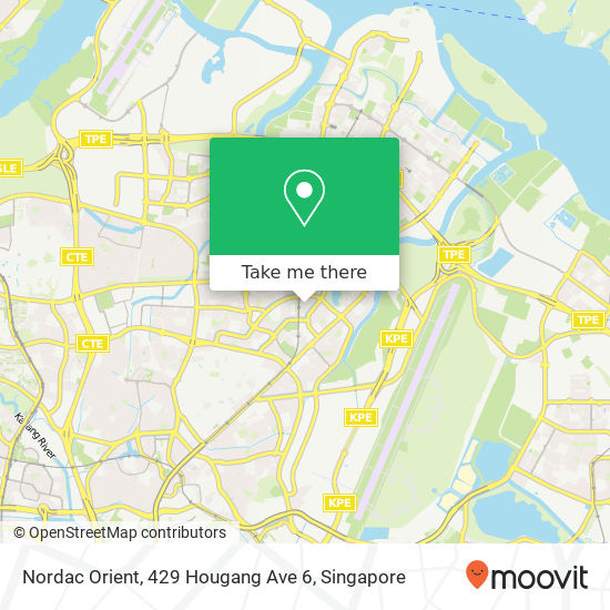 Nordac Orient, 429 Hougang Ave 6地图