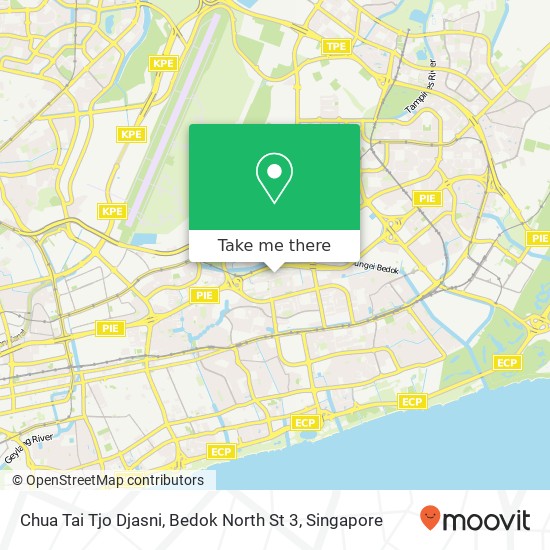 Chua Tai Tjo Djasni, Bedok North St 3地图