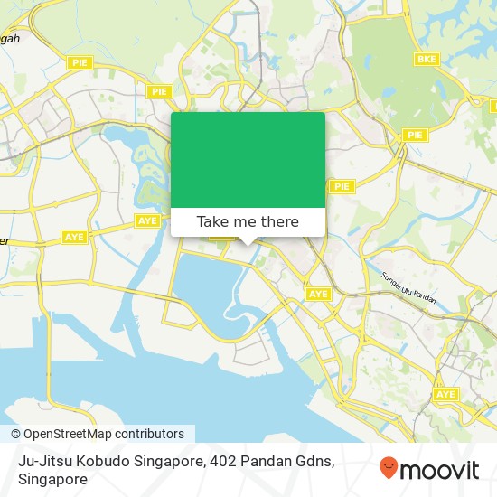 Ju-Jitsu Kobudo Singapore, 402 Pandan Gdns map