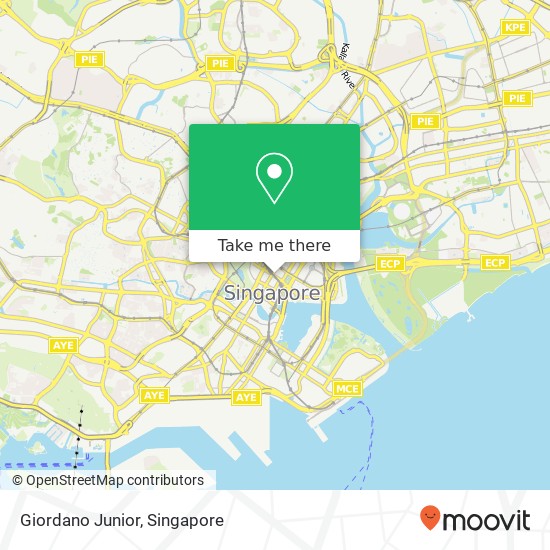 Giordano Junior, Singapore map