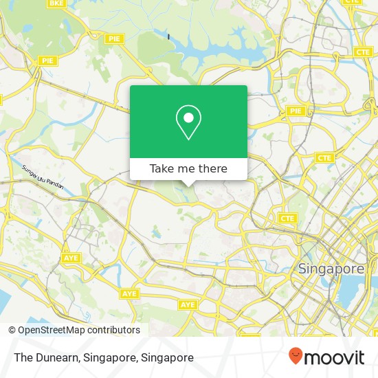 The Dunearn, Singapore map