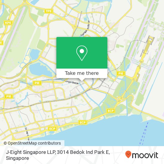 J-Eight Singapore LLP, 3014 Bedok Ind Park E地图