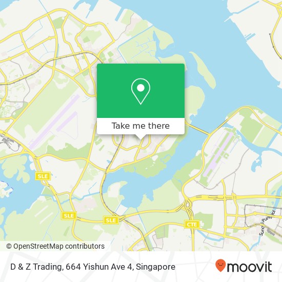 D & Z Trading, 664 Yishun Ave 4 map