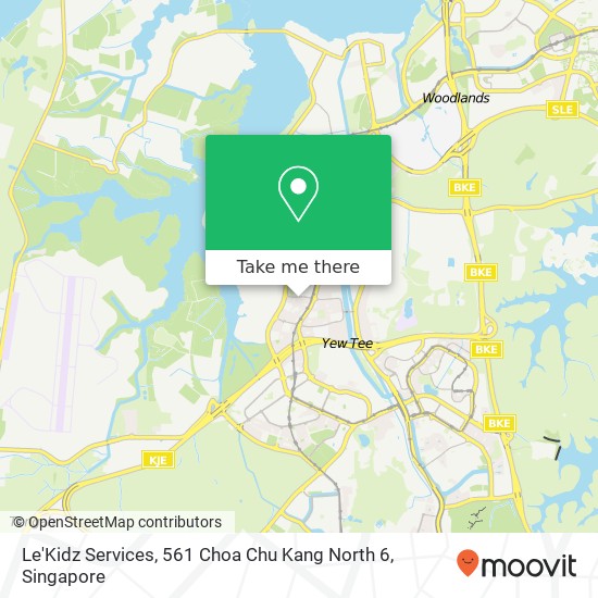 Le'Kidz Services, 561 Choa Chu Kang North 6地图