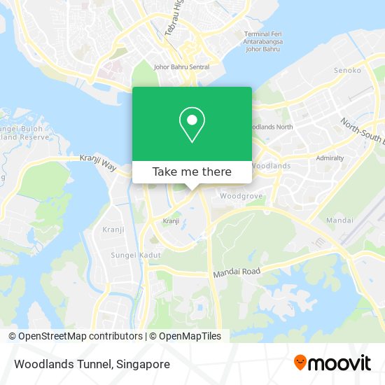 Woodlands Tunnel map