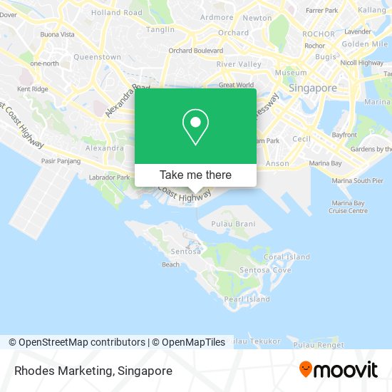 Rhodes Marketing map
