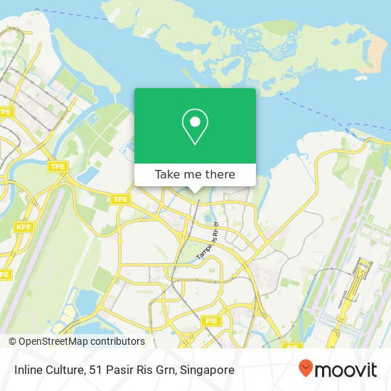 Inline Culture, 51 Pasir Ris Grn map