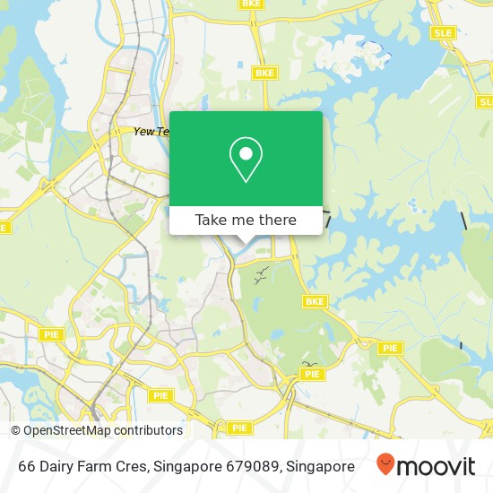 66 Dairy Farm Cres, Singapore 679089地图