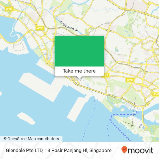 Glendale Pte LTD, 18 Pasir Panjang Hl map