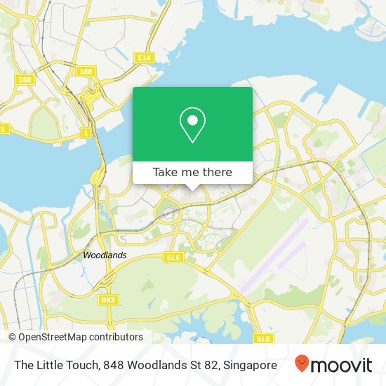 The Little Touch, 848 Woodlands St 82 map