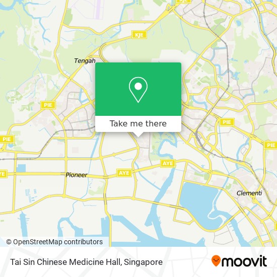 Tai Sin Chinese Medicine Hall map