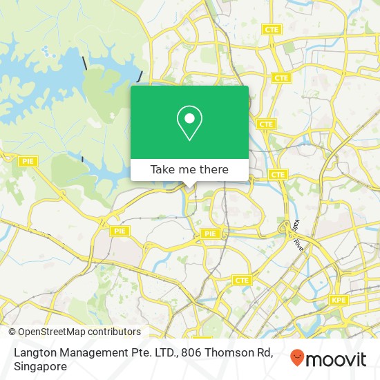 Langton Management Pte. LTD., 806 Thomson Rd地图