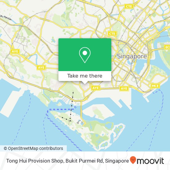 Tong Hui Provision Shop, Bukit Purmei Rd map