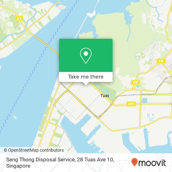 Seng Thong Disposal Service, 28 Tuas Ave 10地图