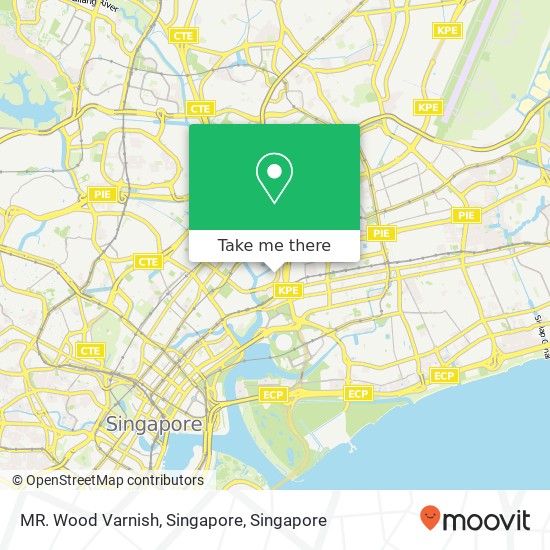 MR. Wood Varnish, Singapore map