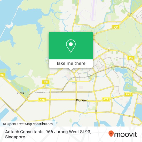 Adtech Consultants, 966 Jurong West St 93 map