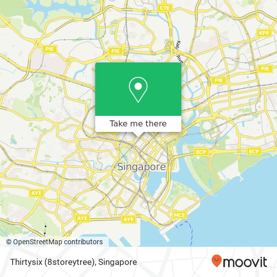 Thirtysix (8storeytree), Singapore map