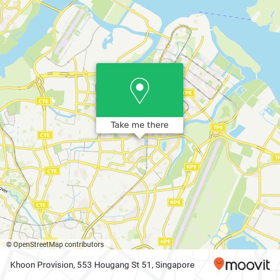 Khoon Provision, 553 Hougang St 51 map