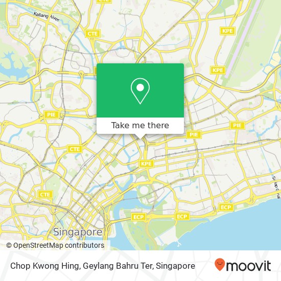Chop Kwong Hing, Geylang Bahru Ter map