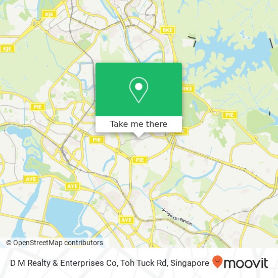 D M Realty & Enterprises Co, Toh Tuck Rd map