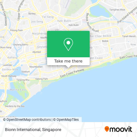 Bionn International map