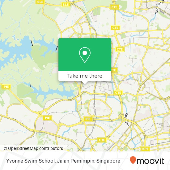 Yvonne Swim School, Jalan Pemimpin地图
