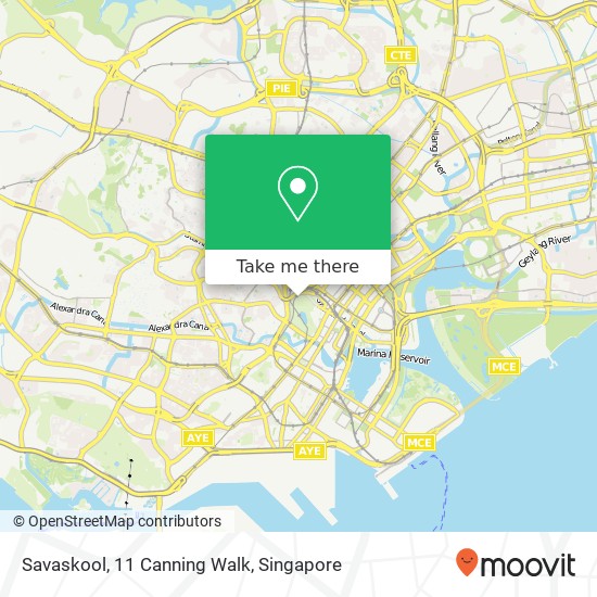 Savaskool, 11 Canning Walk地图