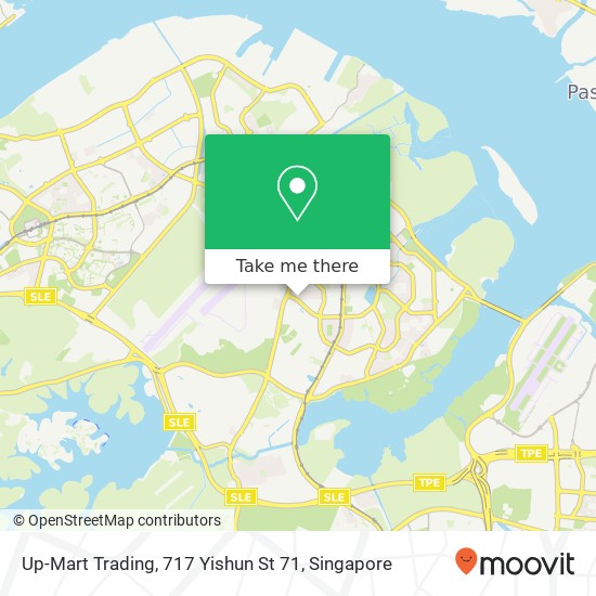 Up-Mart Trading, 717 Yishun St 71地图