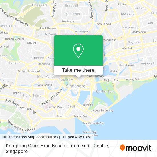 Kampong Glam Bras Basah Complex RC Centre map