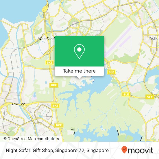 Night Safari Gift Shop, Singapore 72 map