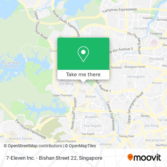 7-Eleven Inc. - Bishan Street 22 map